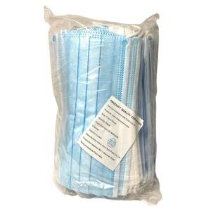 50 Pack Disposable Face Masks - Breathable & Comfortable